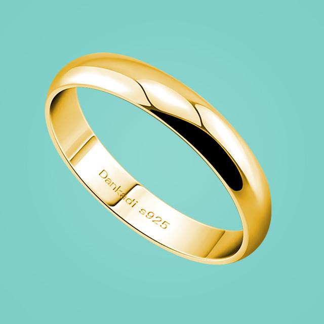 

Модное парное кольцо из стерлингового серебра 925 пробы, гладкое дизайнерское кольцо, простые серебряные подарки на годовщину, популярные серебряные украшения 7.5