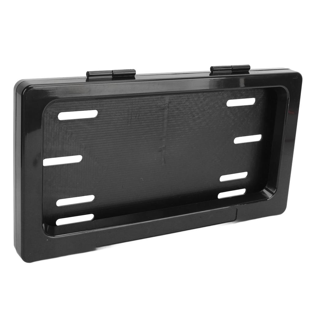 Roller Blind Licence Plate Frame Electric Cover Up Hide Shutter Plate Holder Bracket with Remote