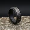 Bague Rune Viking Odin Norse Vintage Punk Simple Acier Inoxydable Bagues Lettres Viking Pour Hommes Femmes Amulette Bijou Cadeau