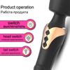 Powerful Dildos Vibrator Dual Motor Silicone Large Size Wand G-Spot Massager Sex Toy For Couple Clitoris Stimulator for Adults