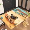Cute PUPPY (14) Personalized Name Office Carpet Stylish Decor for Living Room Bedroom Kitchen
