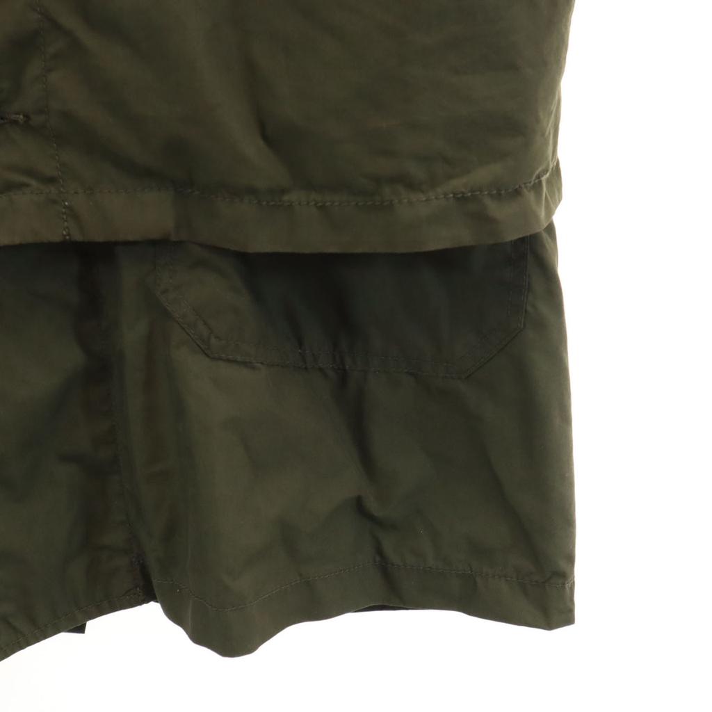 Nano Universe 2WAY Mod Coat 40 Khaki Spring Women Used