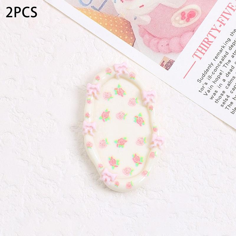 Colorful Ellipse Bow Tie Resin Paint Palette Mini Portable Nail Glue Mixed Tools Art Supplies Coloured Drawing Color Decorative