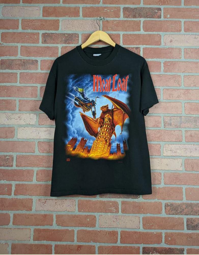 

Тур Футболка Meatloaf Band черная Унисекс Полный Размер от S до 5XL LL1198 4XL