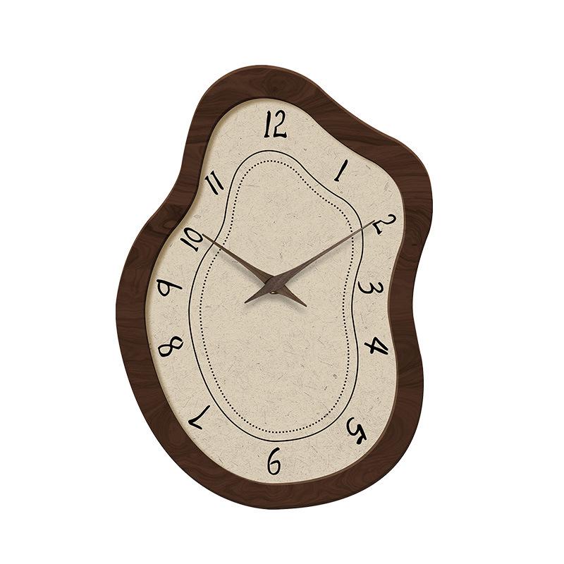 French Vintage-Style Creative Wall Clock for Living Room Decoration