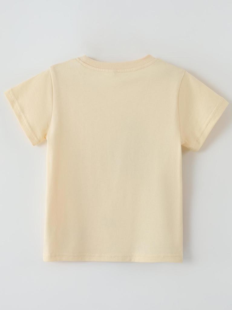 Boys' Short Sleeve Round Neck T-Shirt - Cute Printed Children's Top