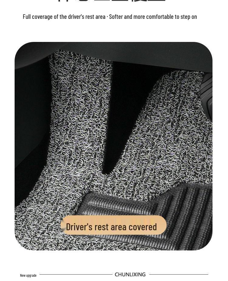 Volkswagen Tharu Anti-Slip Driver's Carpet-Style Floor Mat, Wear-Resistant, for Five-Seater.