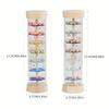 Wooden Alf Rain Sound Tube, Early Education Sensory Stimulation Toy, Simulated Rain Sound, Sand Timer, Baby Soothing Grasping Toy