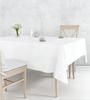 Matte Velvet Tablecloth, Milky White, For A Table 140X240Cm