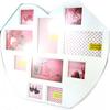 Les Trésors De Lily [N4187] - Photo Collage 'Love' White (10 Photos) - 46x45 Cm