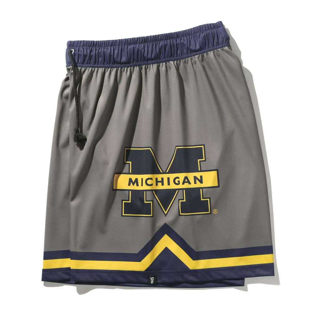 SPALDING Michigan Jersey Shorts with Rhinestones, Size XL (SMP25023M)