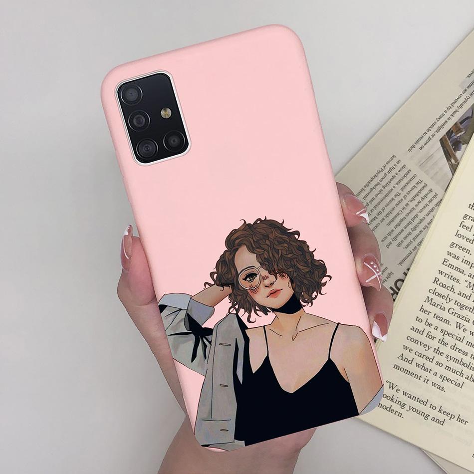 For Samsung Galaxy A51 Case Cover Soft Silicone TPU Bumper Phone Case for Samsung A31 A71 A515 A515F A 71 51 31 Coque Funda Capa