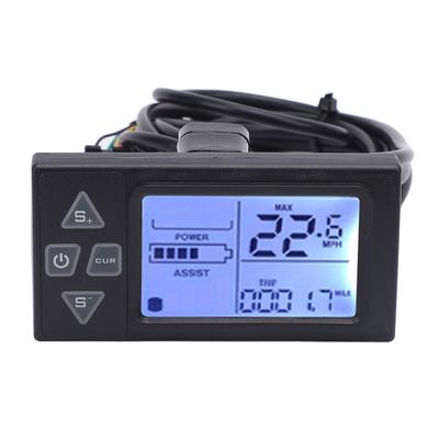 Elektrikli LCD Ekran Metre 861 Yağmura Dayanıklı Elektrikli LCD Ekran Kontrol Paneli Elektrikli Scooter için