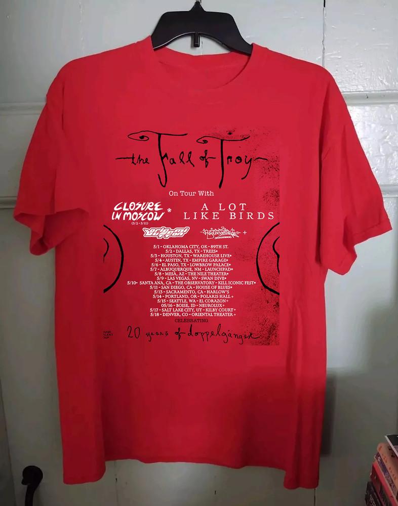 The Fall of Troy 20 Years of Doppelganger T Shirt Full Size S-5XL Unisex T-Shirt S