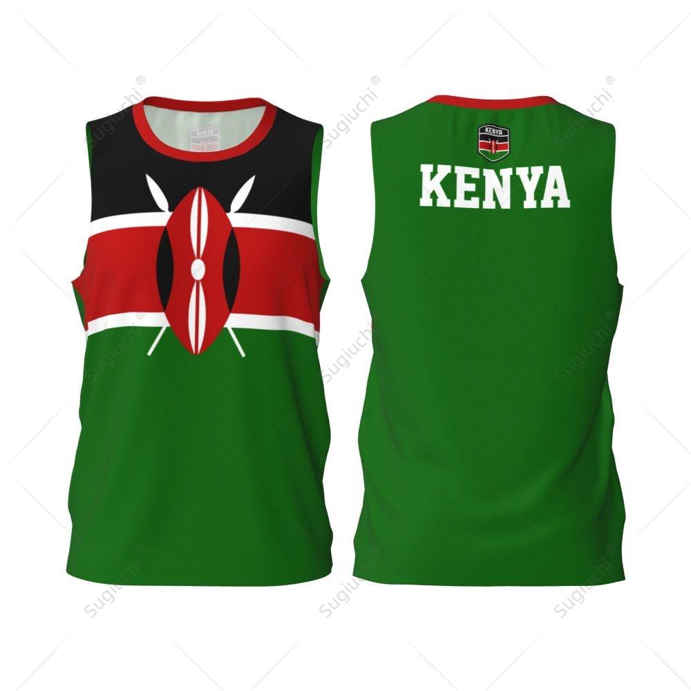 Kenya Flag Basketball Sports Running Fitness Multifunction Sleeveless Tshirt