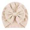Breathable Newborn Head Wraps Knitted Soft Infant Cap Cute Baby Turban Hat  Daily Wear
