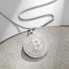 Ancient Roman Coins Fashionable and Versatile Round Pendant Necklace