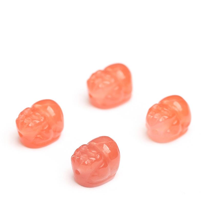 Hongchu Crystal Natural Yanyuan Agate Pixiu DIY Jewelry Accessories Loose Beads Agate Pixiu Loose Beads