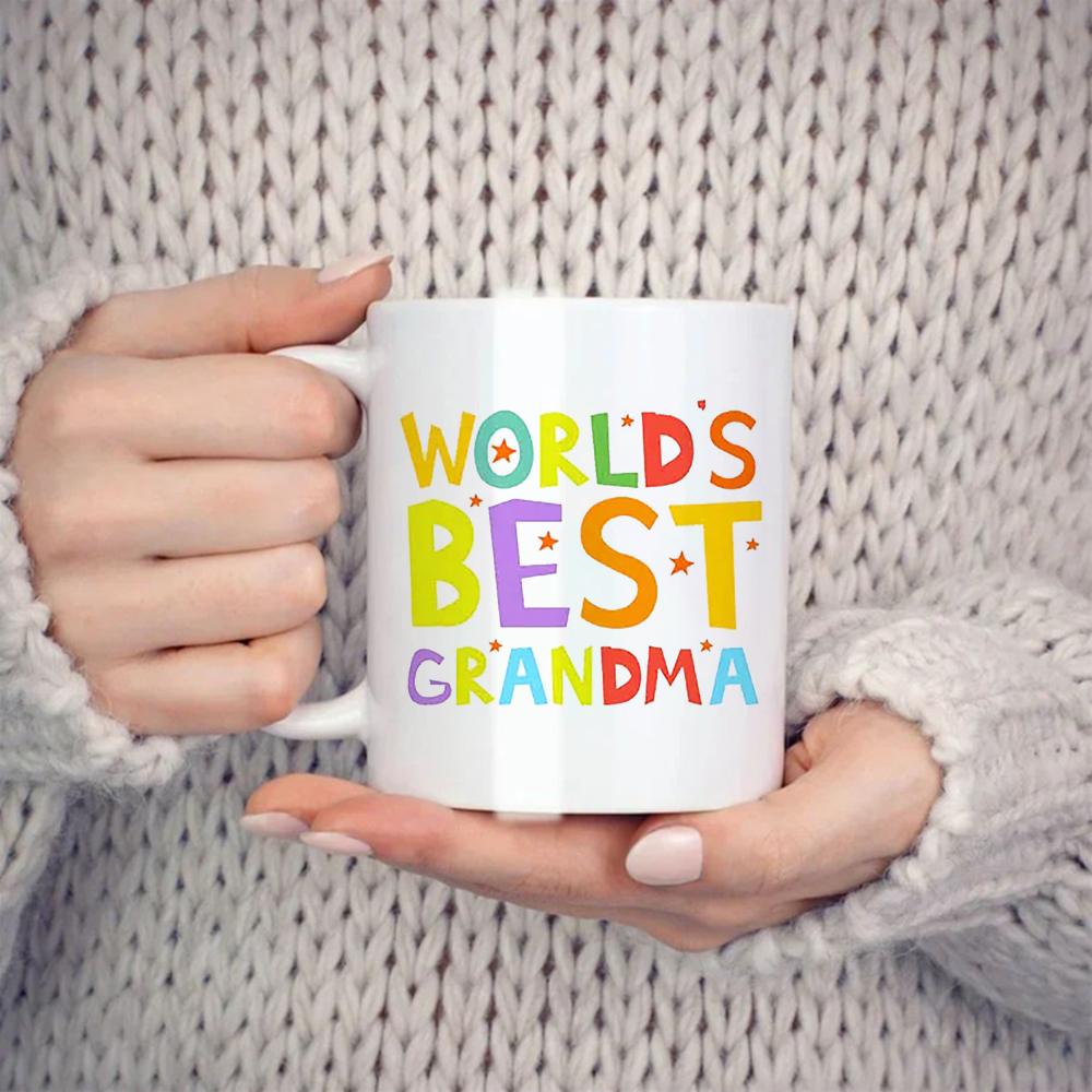 Керамическая кружка Подарки на День матери для бабушки Лучший подарок бабушке Бабушка Пищевая ценность Кружки для кофе Чашка для чая Подарки на День матери 330ml
