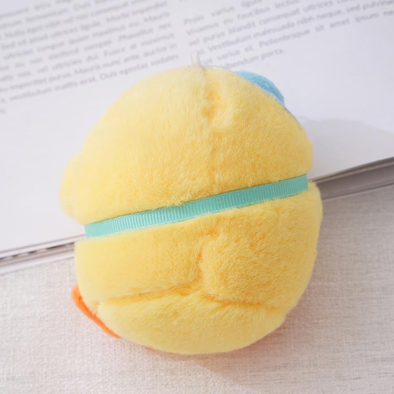 1Pc Cute Little Yellow Chicken Pendant Plush Toy Doll Bag Pendant Keychain Doll