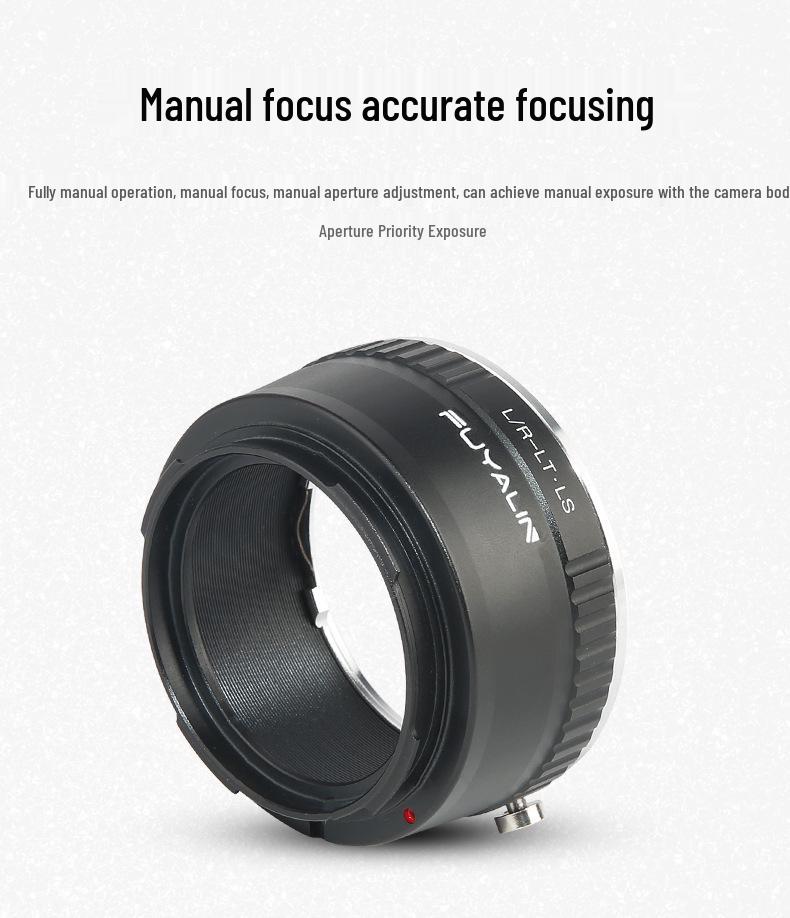 Leica R Lens Adapter for Panasonic S1/S1R, Leica SL, Sigma Cameras