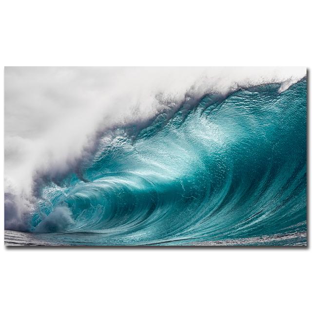 

Современная волна морской пейзаж холст картины постеры и принты Quadros салон настенная картина для гостиной украшения дома Cuadros 50x75cm