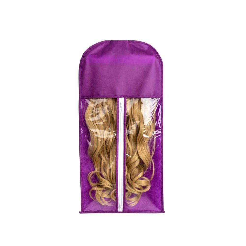 Dust-Proof Wig Bag Package Non-Woven Wig Holder Case Pink Wig Storage Bag