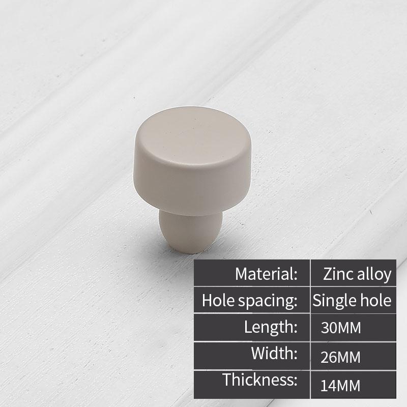 High-end Colorful Single-hole Mini Small Aluminum Alloy Handle Cabinet Drawers Knob Furniture Wardrobe Bedside Table Pull