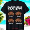 Dachshund Security Funny Wiener Weiner Dog Lover Owner T Shirt Vintage Washed Stylish Slightly Fashion Comfortable Casual