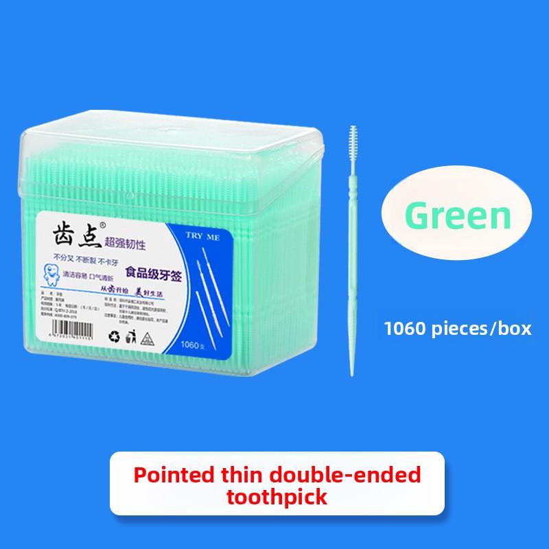 

1060 штук в коробке двусторонних фруктовых зубочисток с кончиками-зубочистками 1060 sticks/box