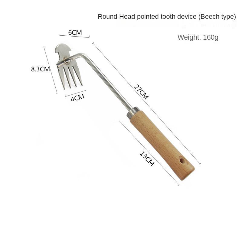 Portable Gardening Weeding Tool Hook Grass Pull Grass Artifact Durable And Sturdy Stainless Steel Shovel Innovative Outdoor Tool