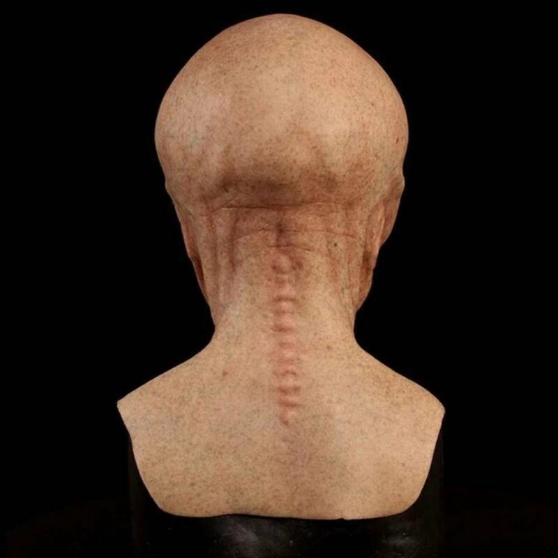 Cosplay Alien Horror Latex Mask Halloween Fancy Dress Party Headwear Props Decor