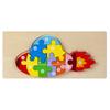 3D Wooden Buckle Puzzle: Educational Toy for Early Learning - Numbers, Transportation, and Animal Blocks