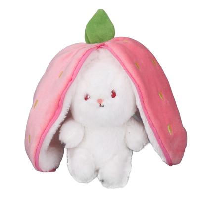 Reversible Bunny Plush Toy Throw Pillow Children Cute Cartoon Animal Stuffed Doll Toy Home