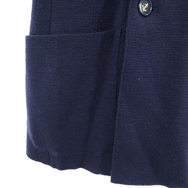 Mando Made in Japan wool Knit jacket 38 Navy Men's Used
