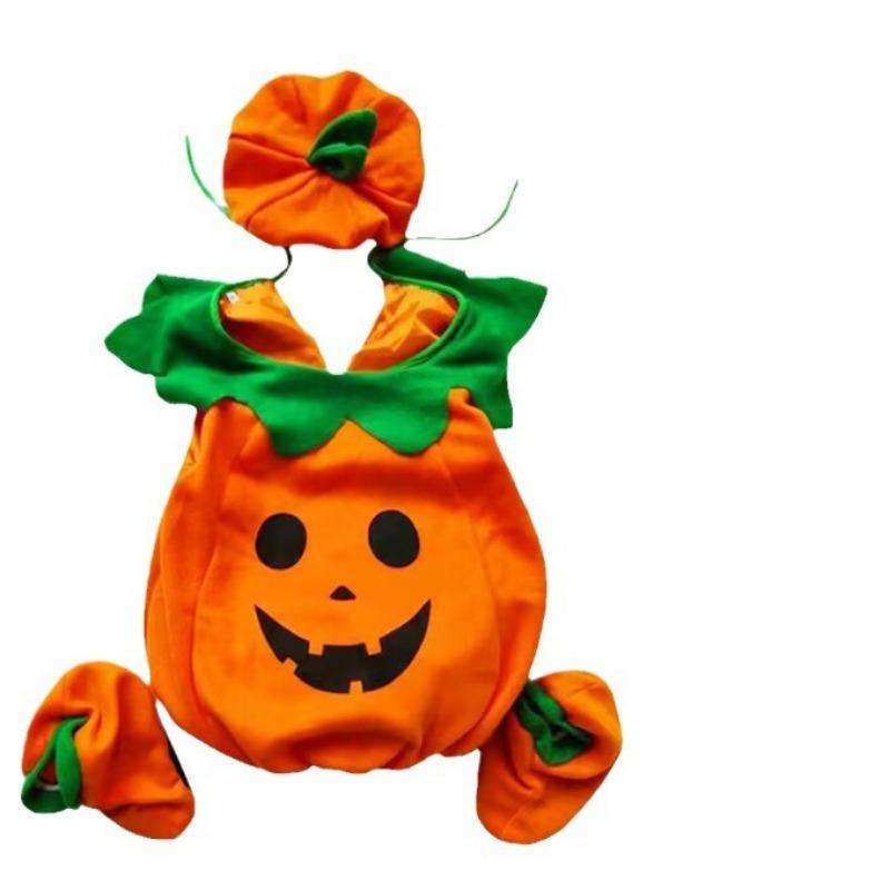 Halloween children's pumpkin parent-child costume pumpkin baby suit baby modeling performance