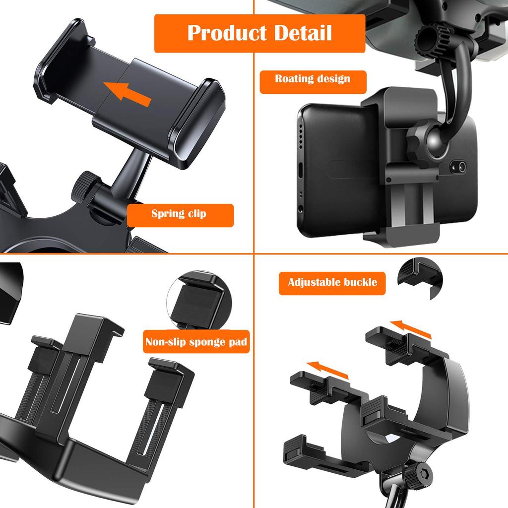 Rotatable And Retractable Car Phone Holder Special Mobile Phone Holder For Vehicle Travel Recorder