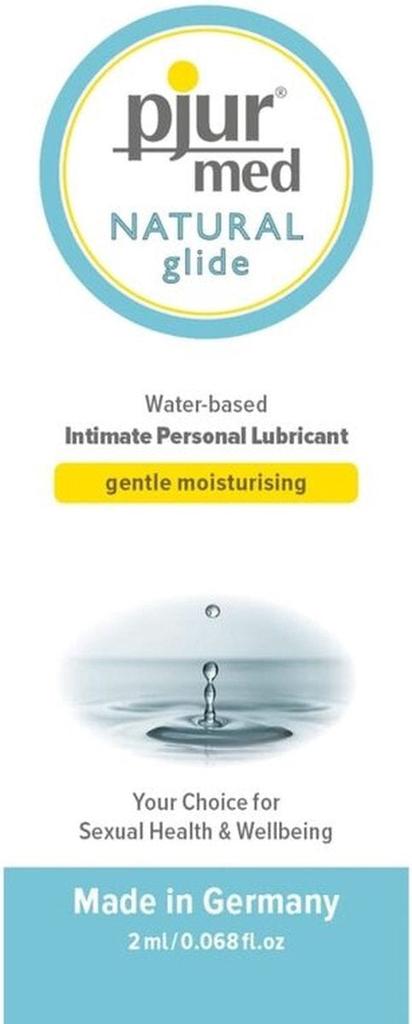 Dosette Lubrifiant Eau Natural Glide Pjur 2ml - Pjur - Lubrifiants à base d'Eau