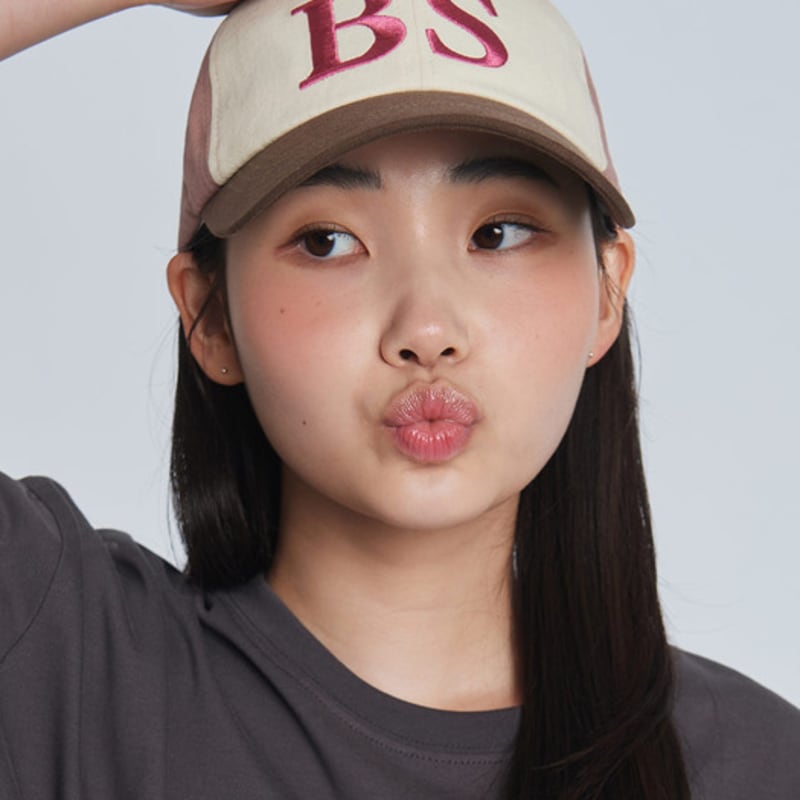 

BLACK SANDS BS Logo Embroidered Two-Color Ball Cap (5 colors) BLACK_2