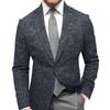 Abiti su misura monopetto skinny uomo stile inglese blazer cappotti in abiti taglie forti