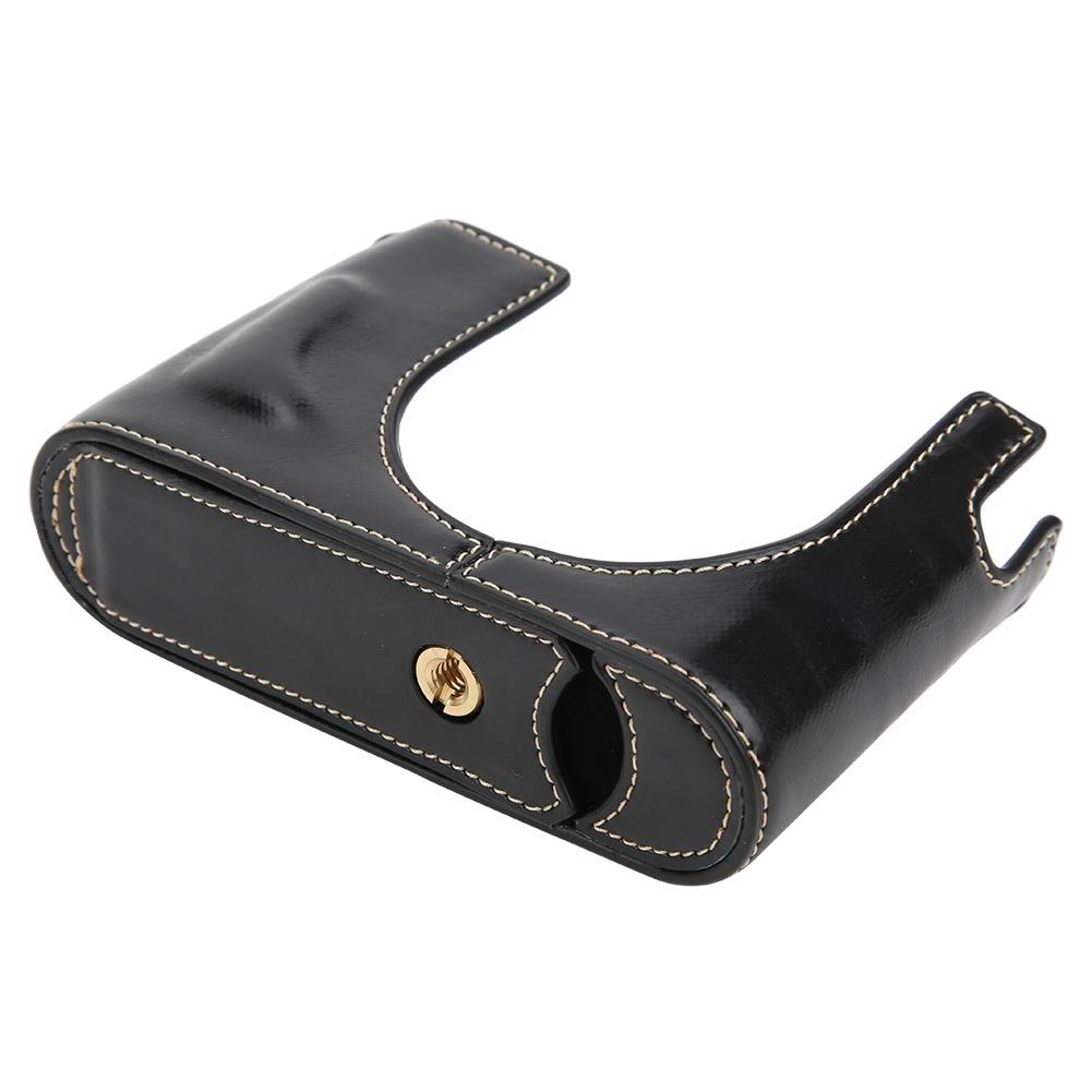 PU Leather Case ive Half Body Cover for Q Camera