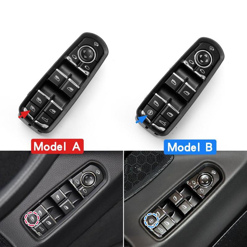 7PP959858AEDML 7PP959858RDML 7PP959858MDML Front Left Power Window Switch Button For Porsche Cayenne Macan Panamera 2011-2017