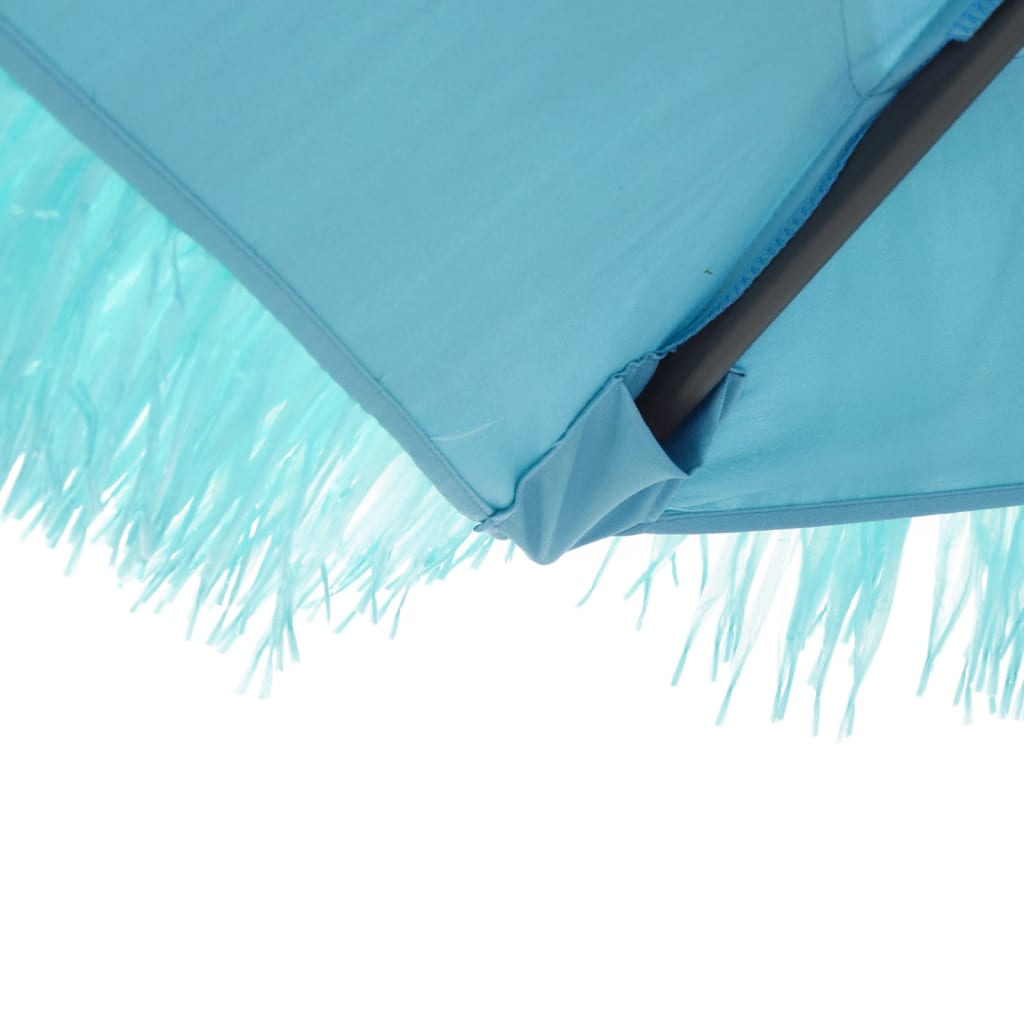 Vidaxl Parasol Ogrodowy Na Stalowym Słupku, Niebieski, 269X269X235 Cm