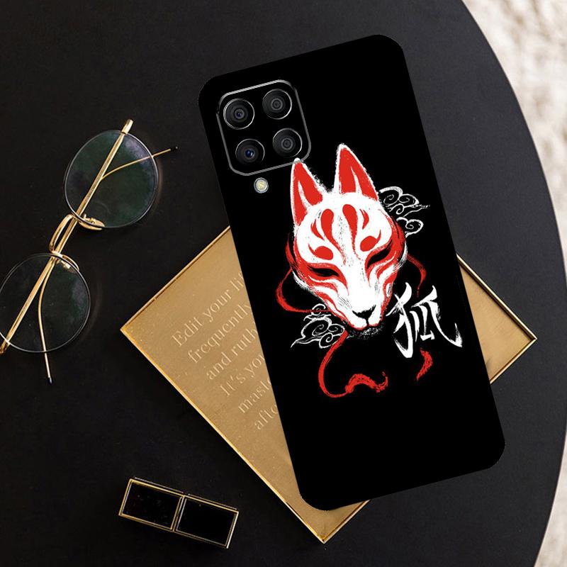 Japanese Style Anime Fox For Samsung Galaxy M11 M21 M31 M12 M13 M14 M15 M35 M55 M34 M54 M33 M53 M32 M52 M06 M16 Case