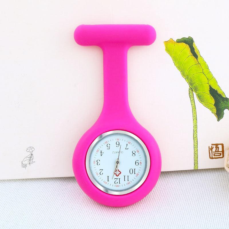 Cute Silicone Bendy Soft Nurse Watch Pocket Tunic Quartz Movement Watch
