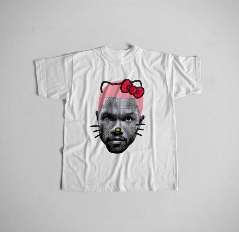 Винтажная футболка Frank Ocean с котенком, короткий рукав, все размеры от S до 5XL, NE034, унисекс M