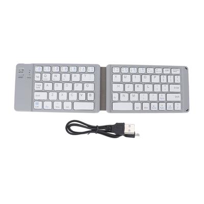 Foldable Keyboard BT3.0 Fast Typing Silent 120mAh Battery Compact Size Wide Compatibility Mini