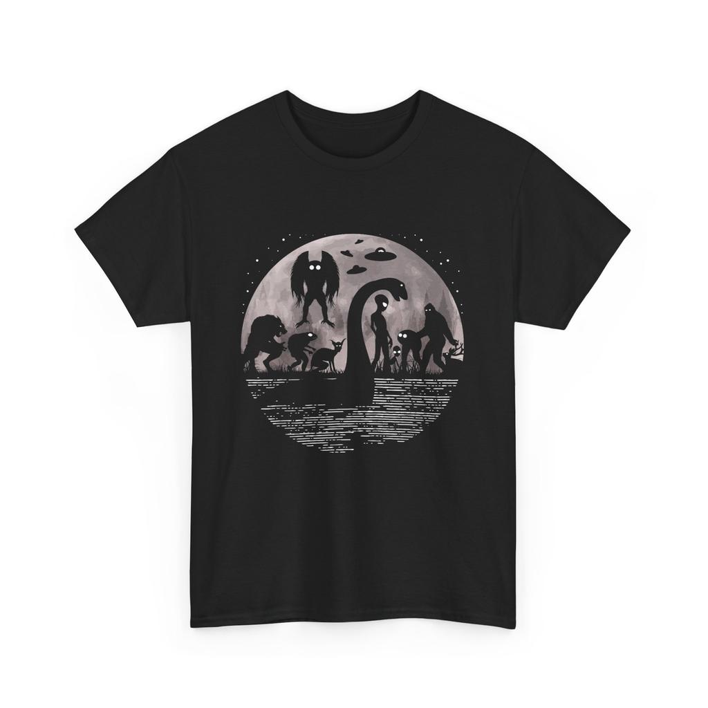 Bigfoot Loch Ness Monster Mothman And Aliens! Funny Cryptid T-Shirt