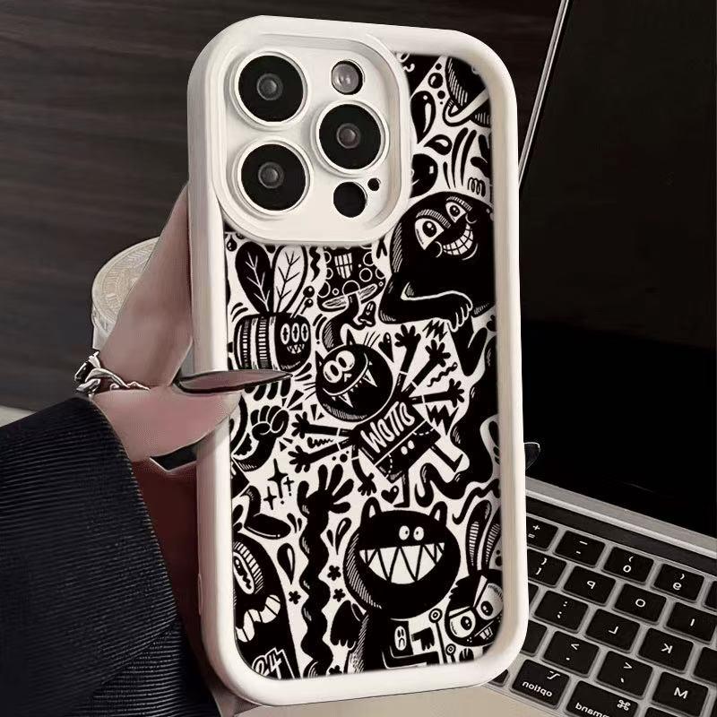 

Cross-Dressing Black Cat iPhone Case: Compatible with iPhone 15, 14 Pro Max, 13/12, 11 iPhone 6S