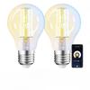 Alexa Bulb E27 7W 806LM Smart WLAN LED Dimmable Bulb Lamp, Warm White (2700K) Cold White (6500K) Light Compatible with Amazon Alexa, Google Home,